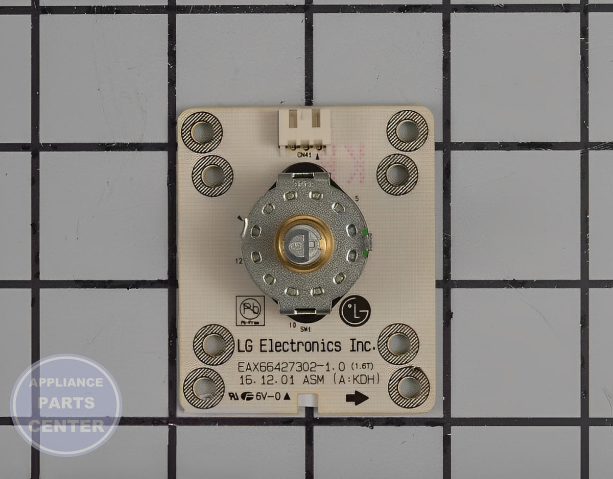LG POWER CONTROL BOARD ASSEMBLY (PCB) EBR80327001 - Main view showing control panel for LG Range models