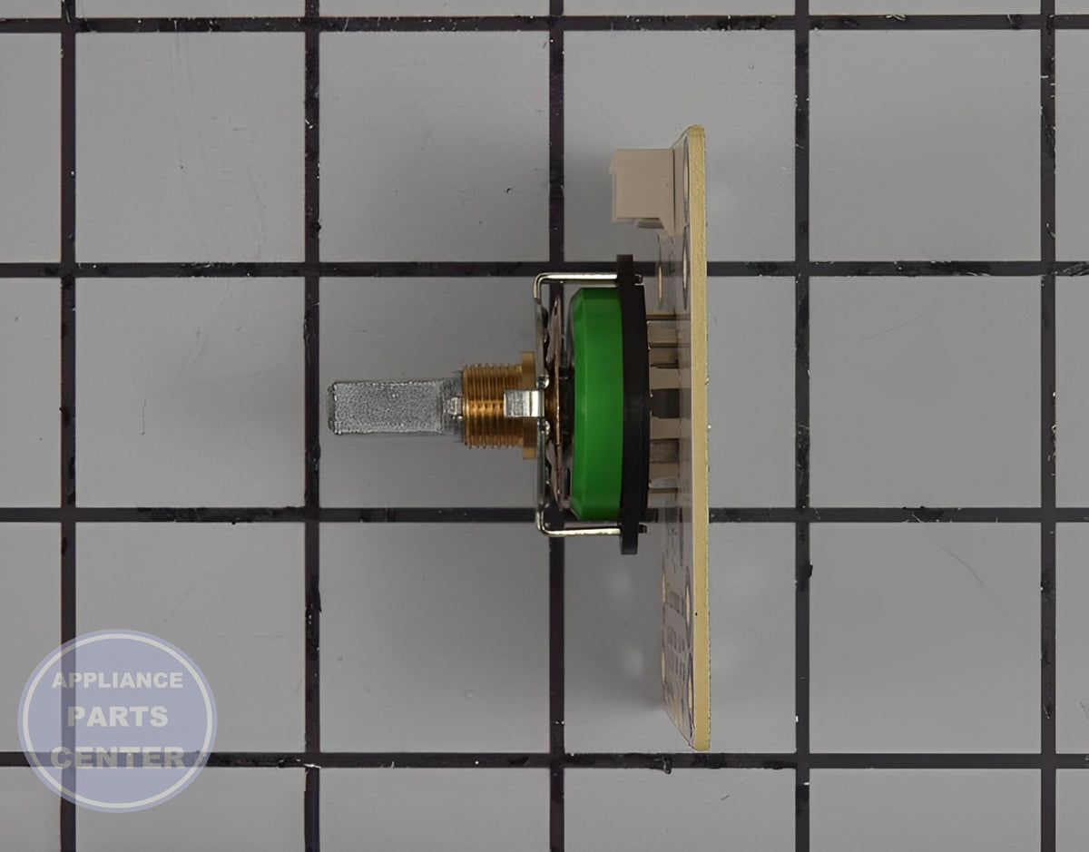 LG POWER CONTROL BOARD ASSEMBLY (PCB) EBR80327001 - Side view with precise measurements