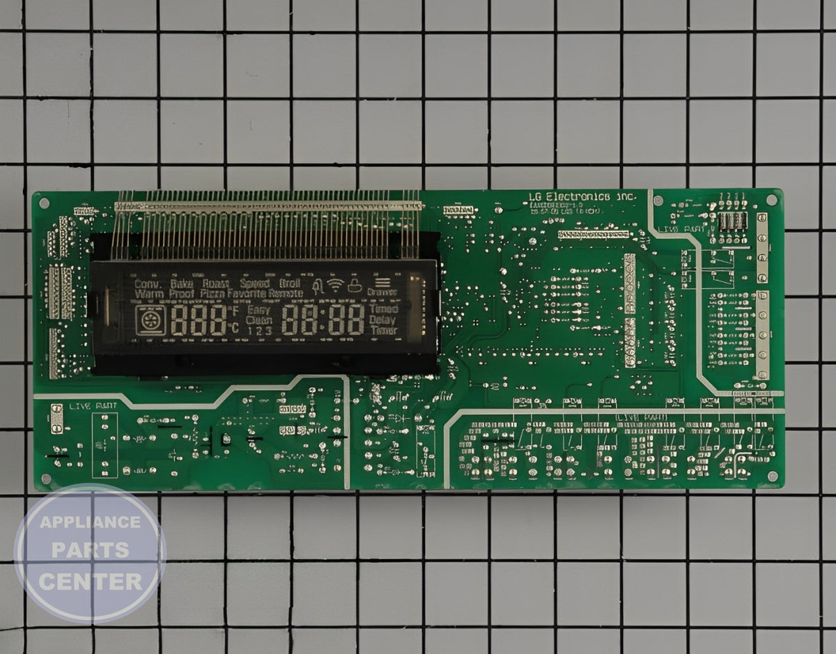 LG PCB ASSEMBLY,MAIN EBR80595311 - Main view showing circuit board & timer for LG models