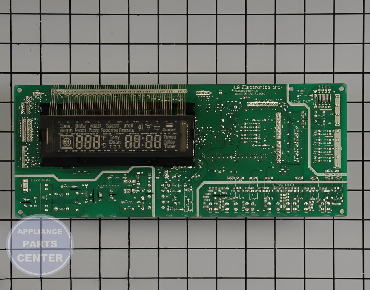 LG PCB ASSEMBLY,MAIN EBR80595311 - Main view showing circuit board & timer for LG models