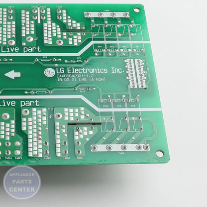 L-G PCB ASSEMBLY,OPTION EBR80595401 - Installation in L-G XYZ model showing key mounting points