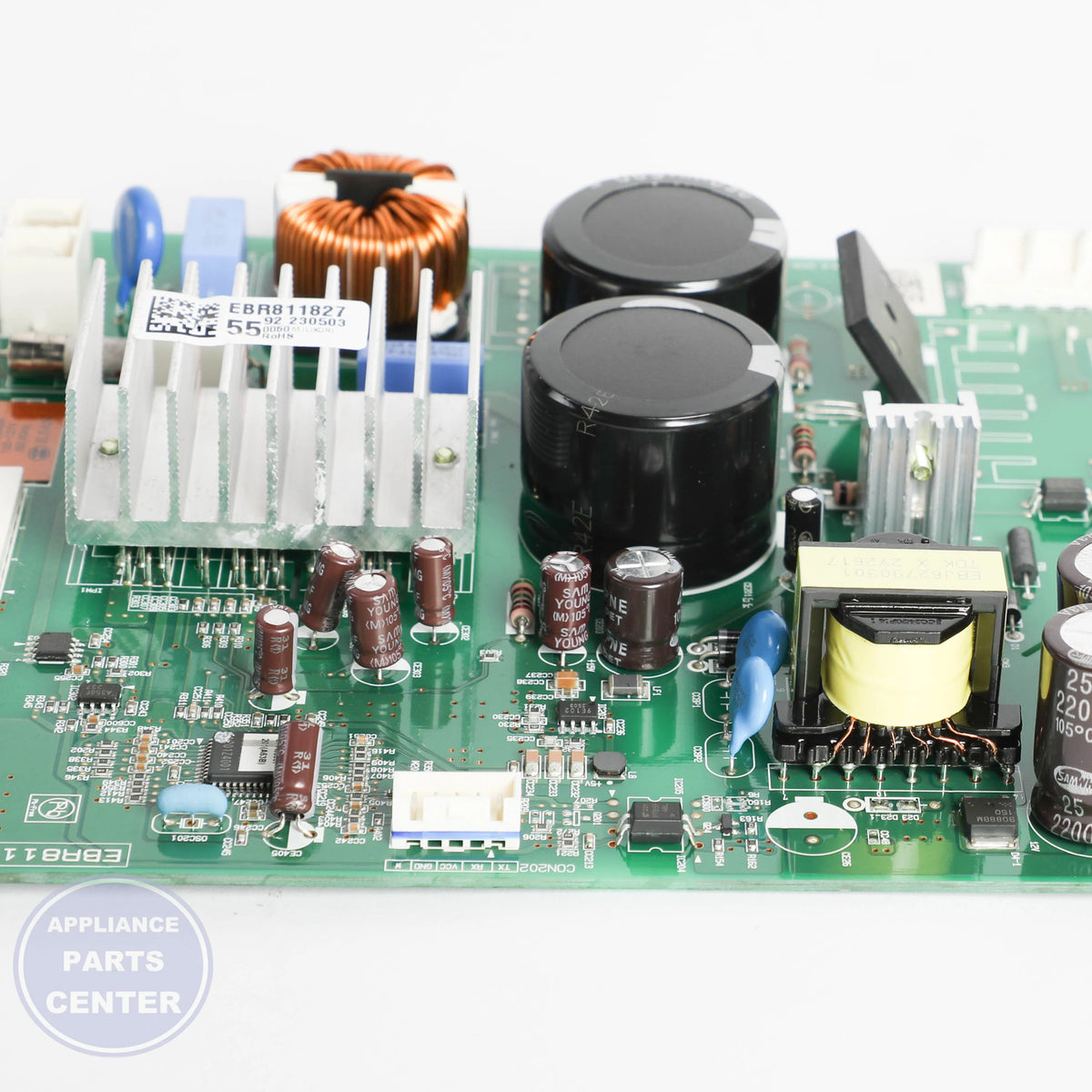 PCB ASSEMBLY,MAIN EBR81182755 - Detailed view of timer and circuitry details