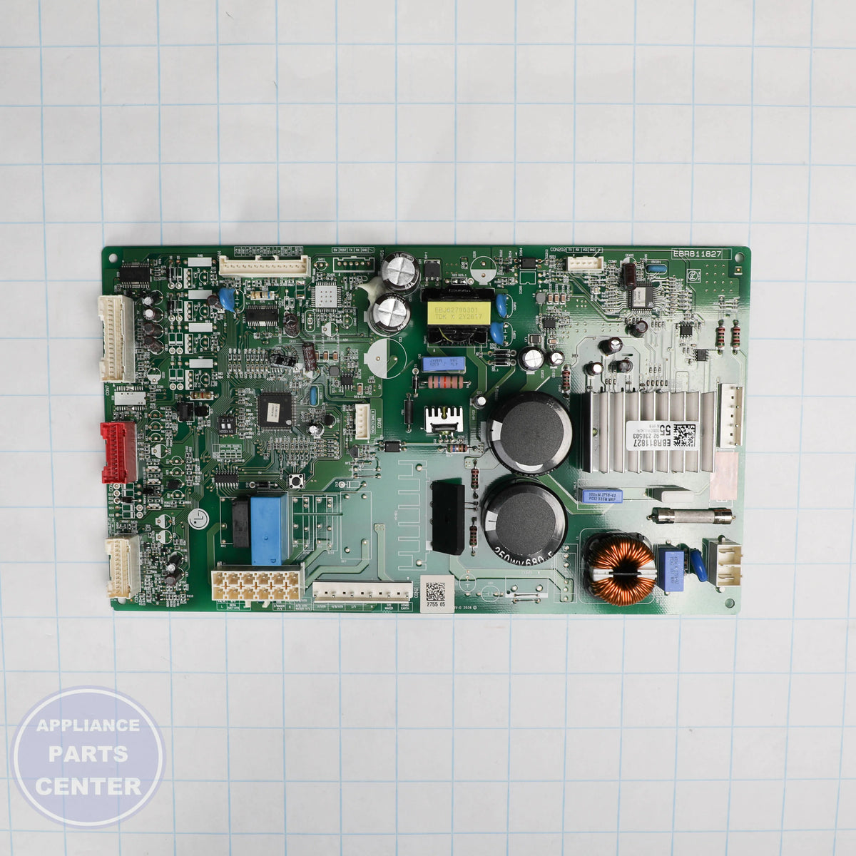 L-G PCB ASSEMBLY,MAIN EBR81182755 - Installation in specific model showing key mounting points
