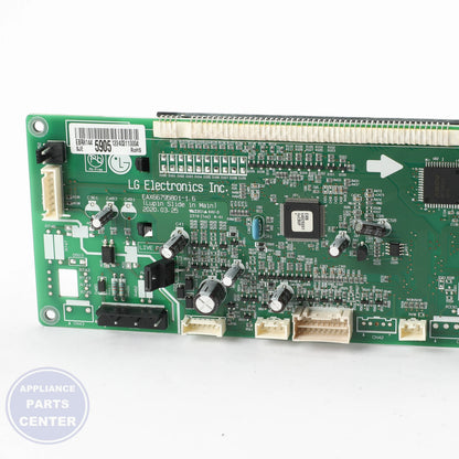 L-G PCB ASSEMBLY,MAIN EBR81445905 - Main view showing circuit board & timer for L-G Range/Stove/Oven