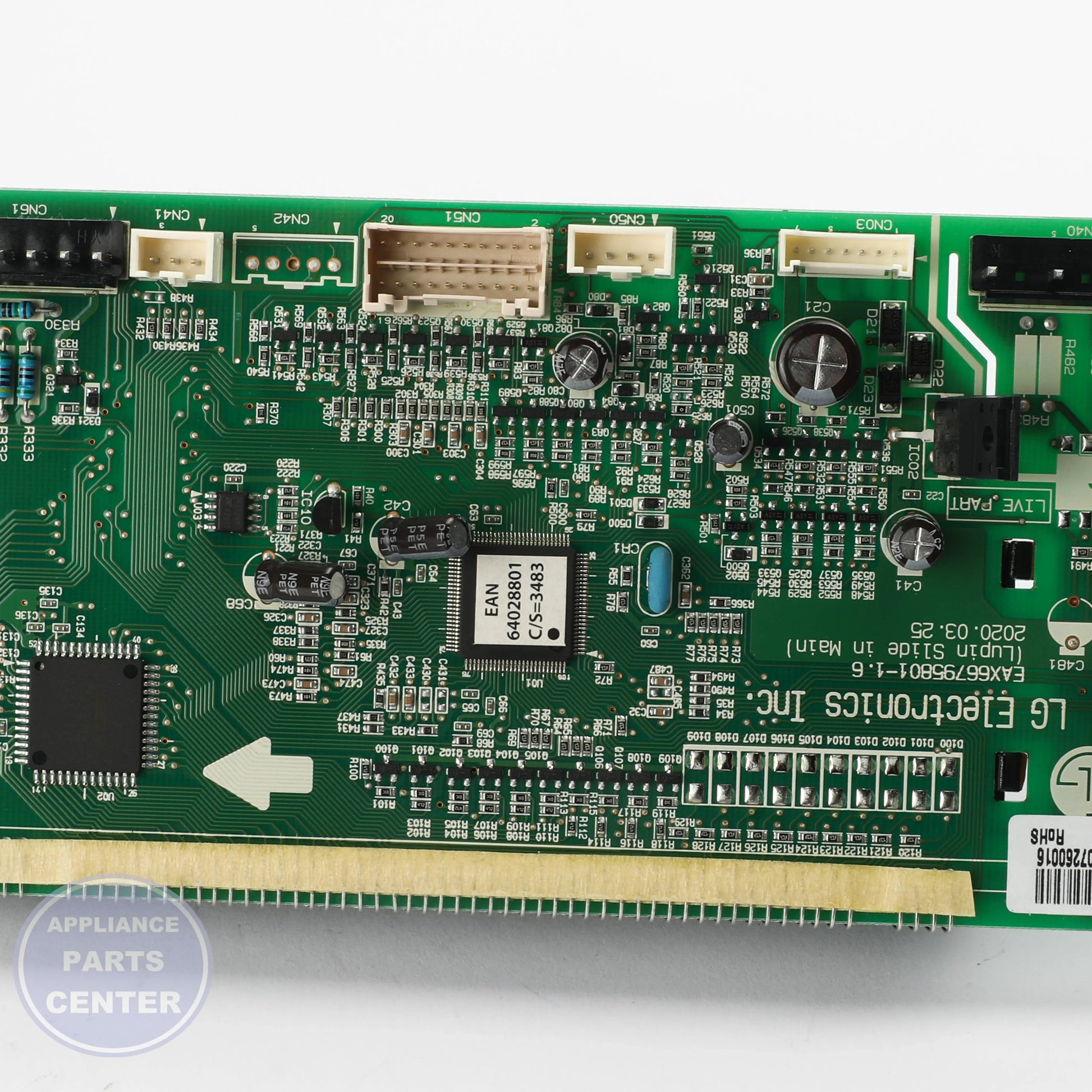 PCB ASSEMBLY,MAIN EBR81445907 - Detailed view of timer control board