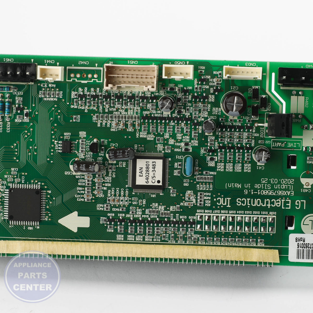 PCB ASSEMBLY,MAIN EBR81445907 - Detailed view of timer control board