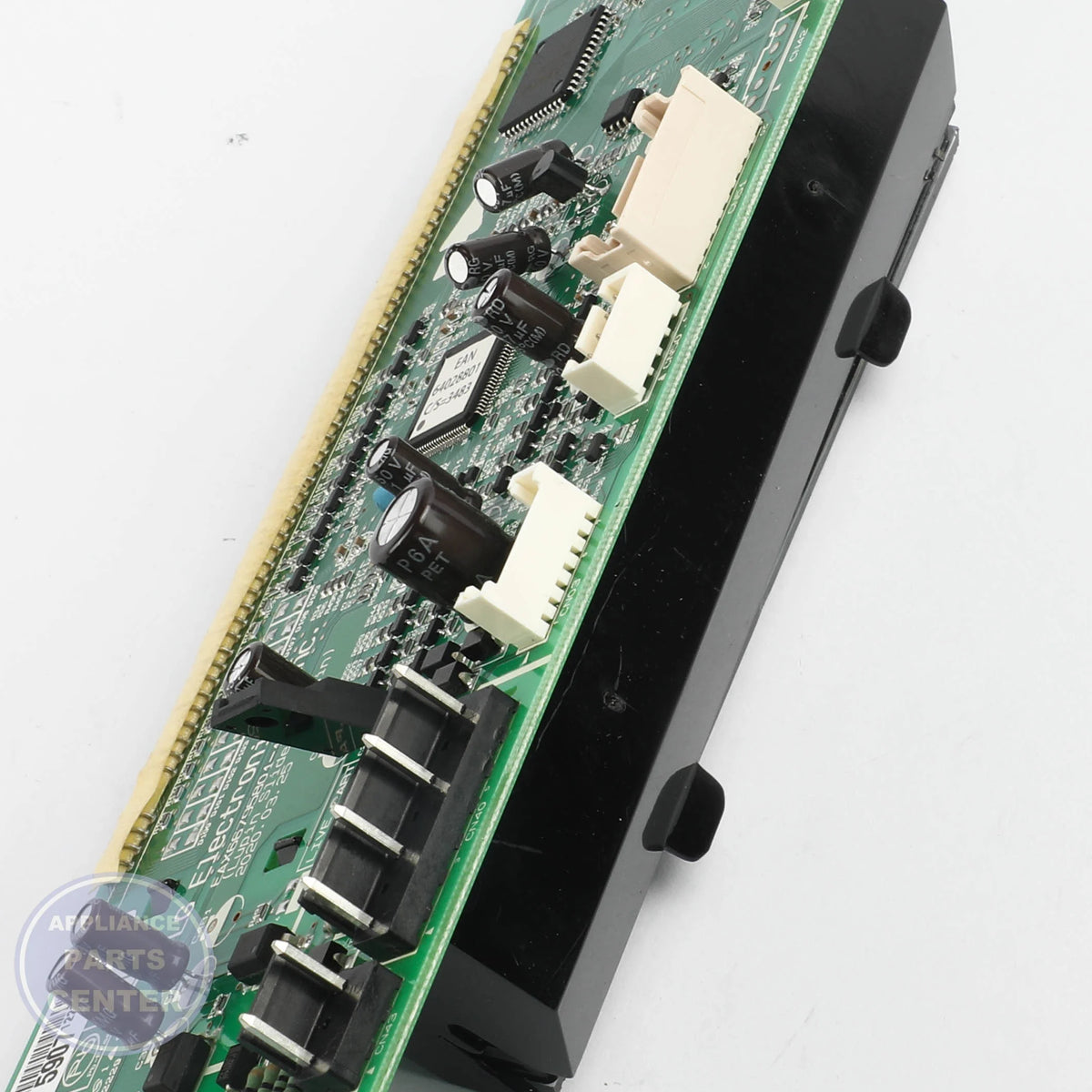 PCB ASSEMBLY,MAIN EBR81445907 - Side view with precise circuit board measurements