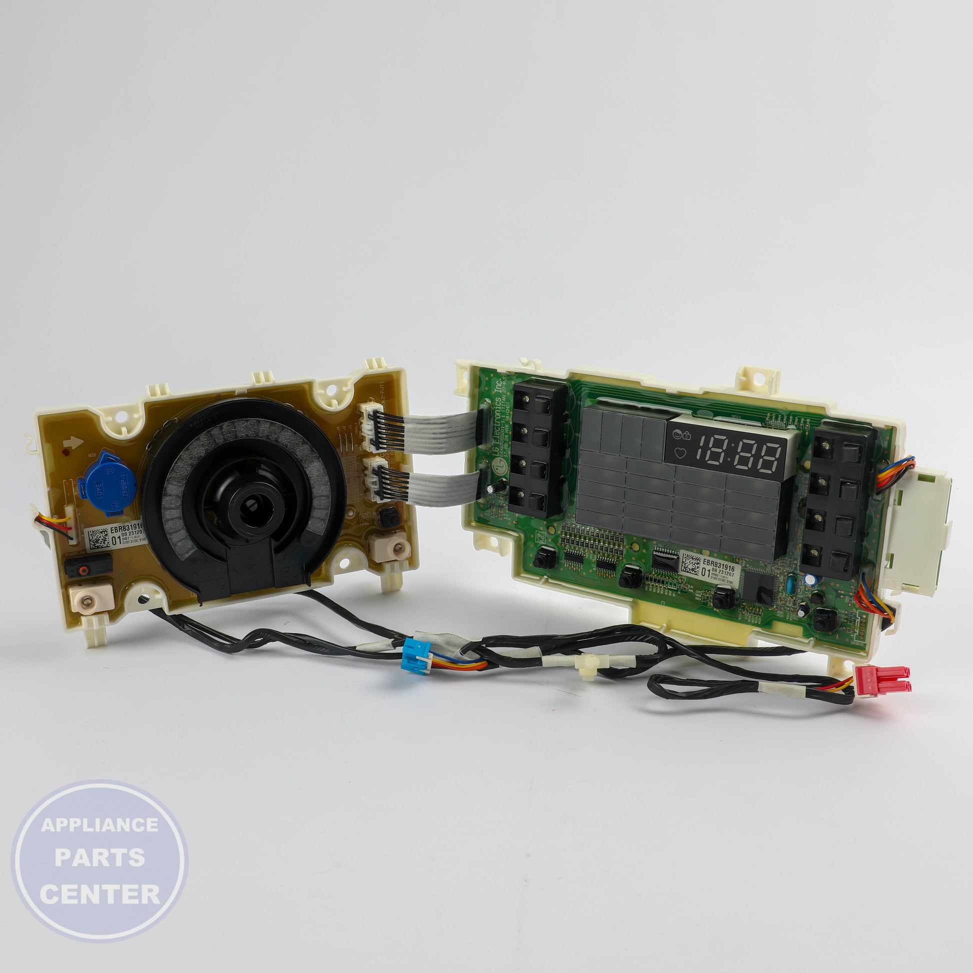 PCB Assembly,Display EBR83191601 - Side view with exact measurements