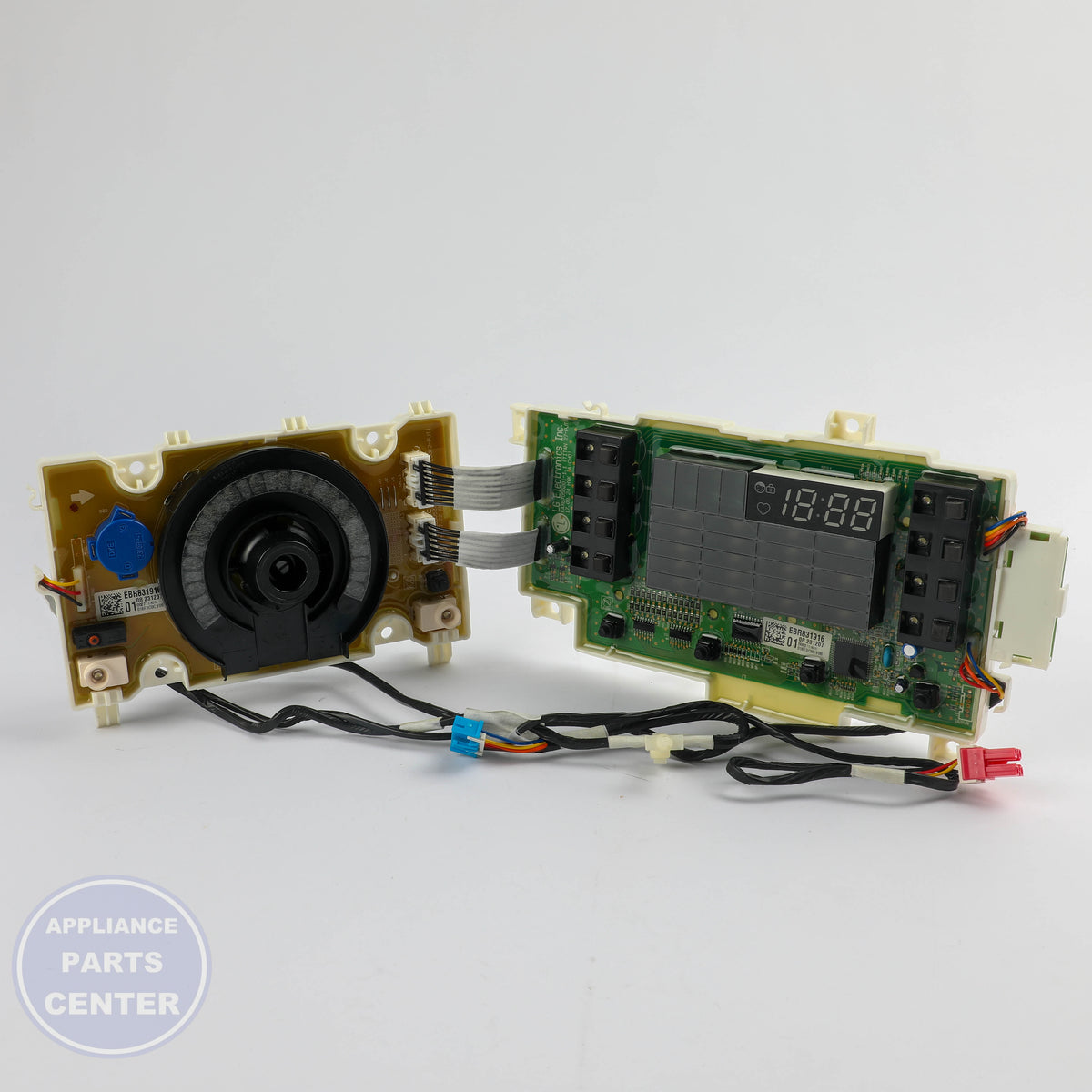 PCB Assembly,Display EBR83191601 - Side view with exact measurements