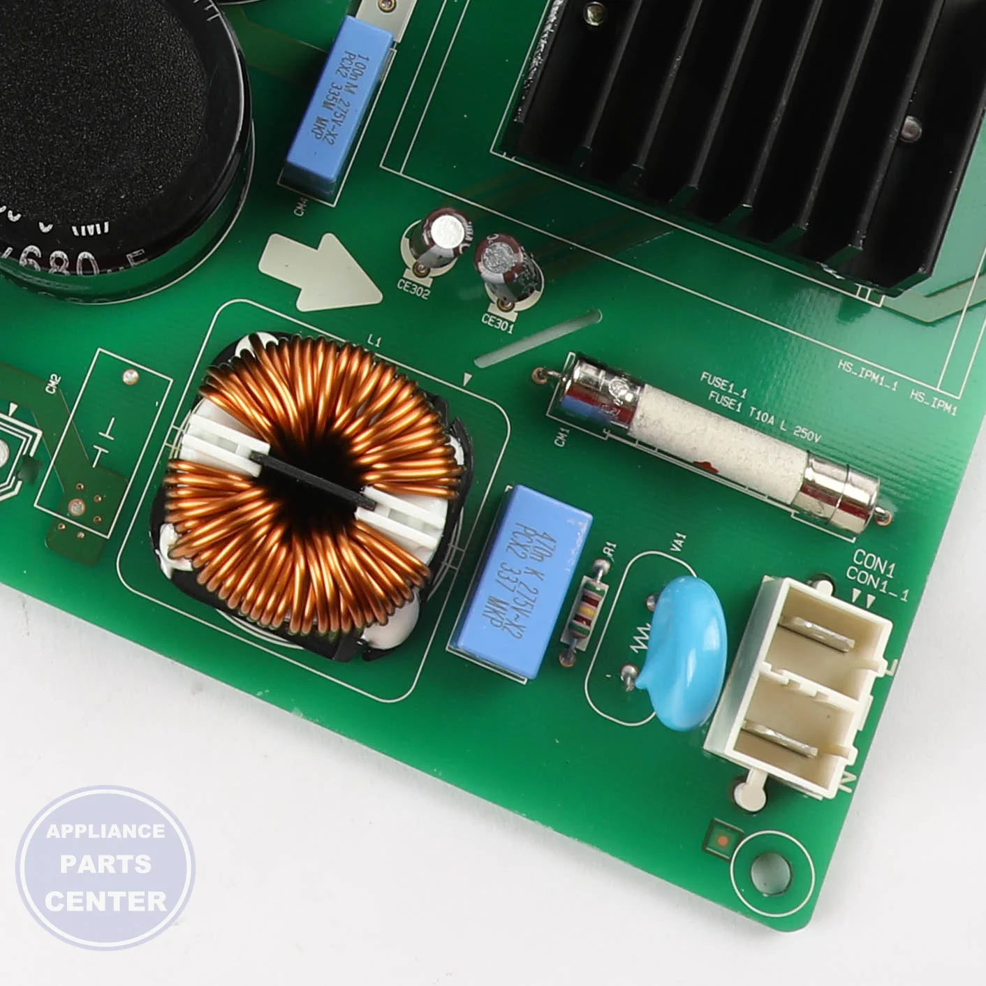 PCB ASSEMBLY,MAIN EBR83845008 - Detailed view of circuit board & timer