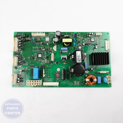 PCB ASSEMBLY,MAIN EBR83845008 - Side view with specific measurements
