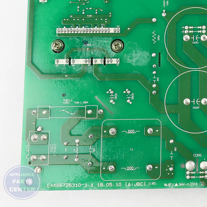 L-G PCB ASSEMBLY,MAIN EBR83845008 - Main view showing circuit board & timer for specific models