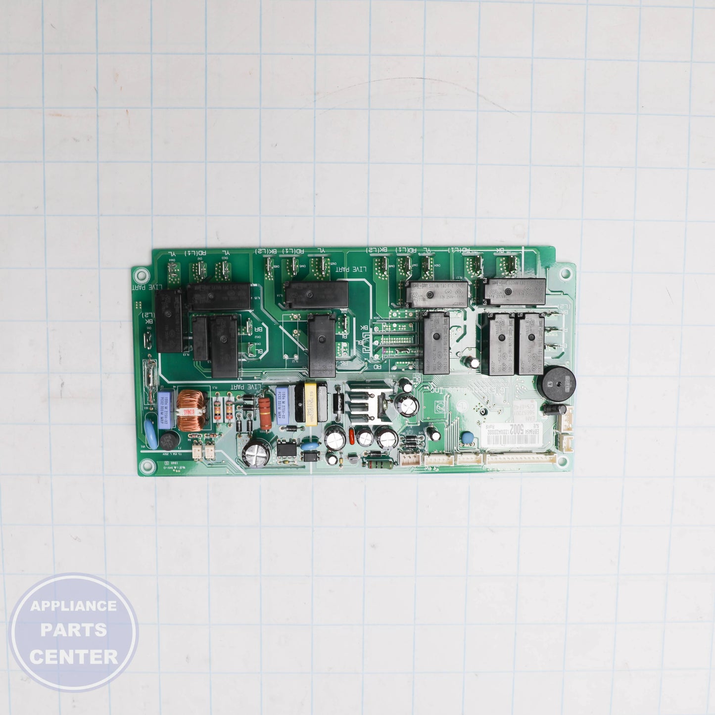 [Brand] PCB ASSEMBLY,MAIN EBR84545002 - Installation in specific model showing mounting points