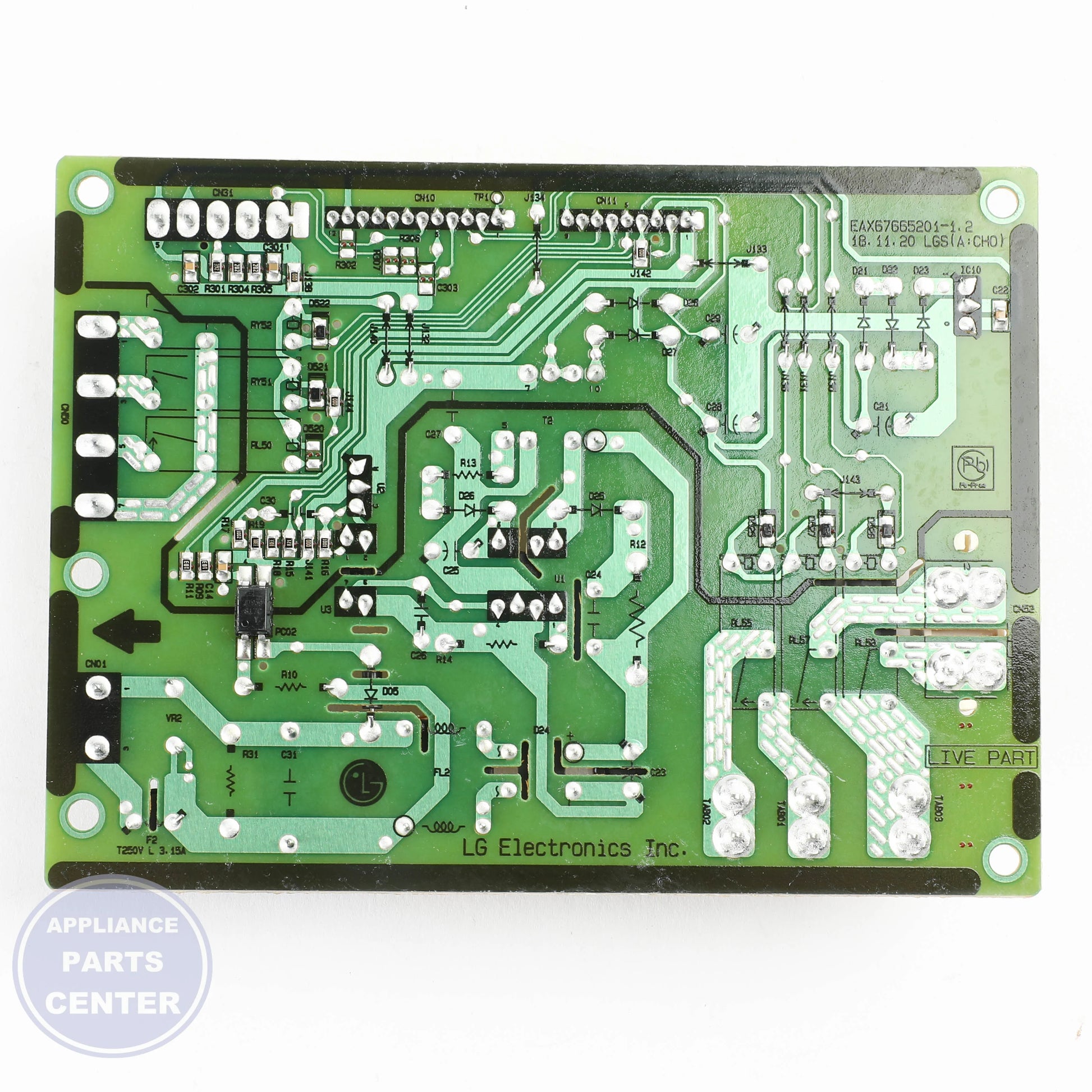 L-G PCB ASSEMBLY POWER EBR84839801 - Main view showing power distribution board for L-G models
