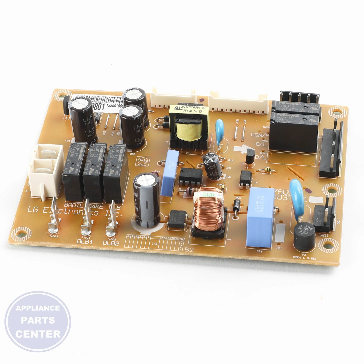 L-G PCB ASSEMBLY POWER EBR84839801 - Installation in L-G Model 1234 showing mounting points
