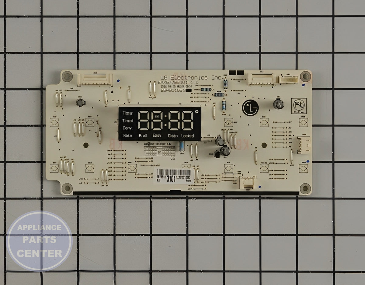 LG RANGE MAIN PCB ASSEMBLY EBR85103101 - Main view showing circuit board for specific models