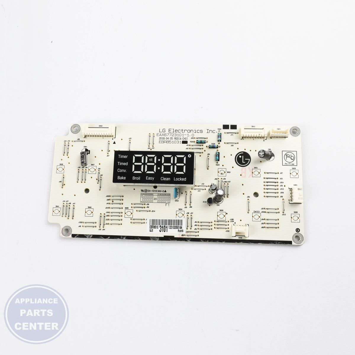 PCB ASSEMBLY MAIN EBR85103103 - Detailed view of high-quality circuitry