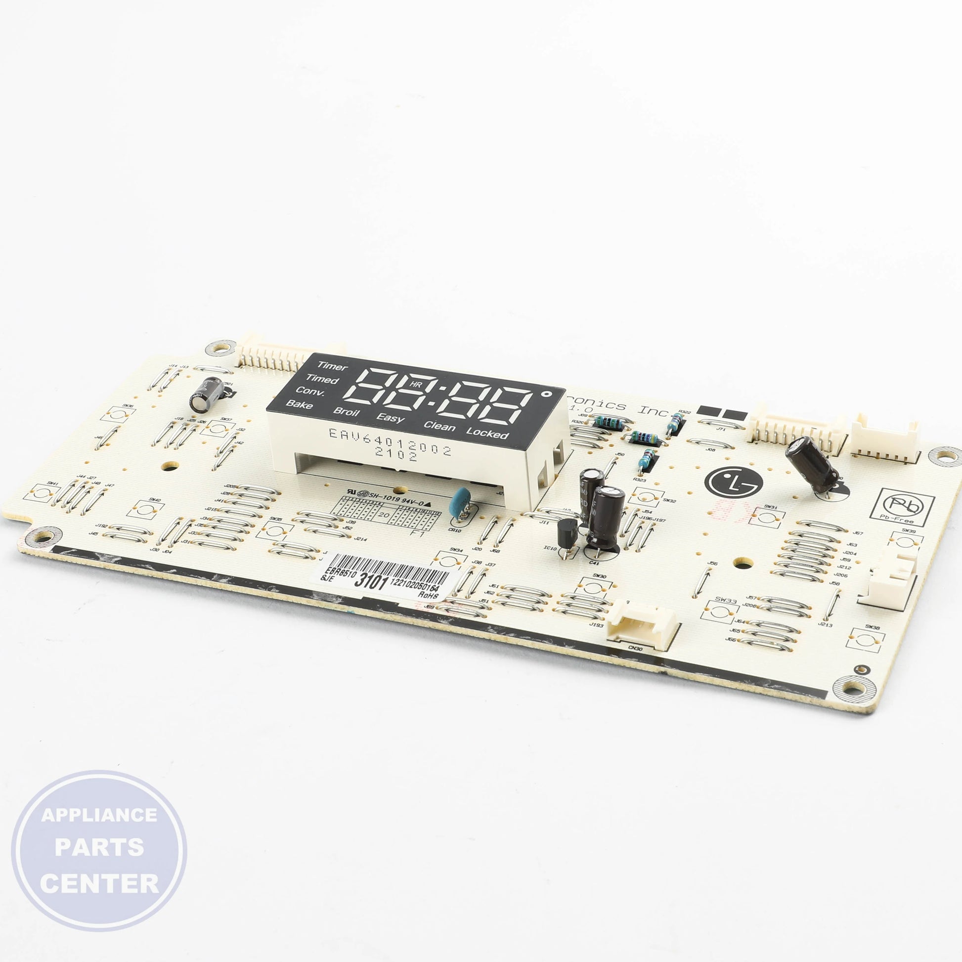L-G PCB ASSEMBLY MAIN EBR85103103 - Installation in specific model showing key mounting points