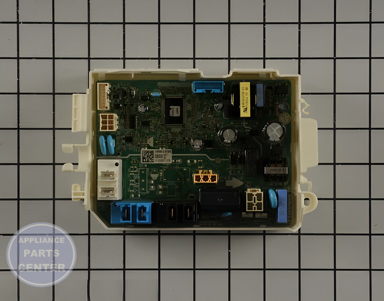 LG MAIN PCB ASSEMBLY EBR85130503 - Detailed view of circuit board and timer functions