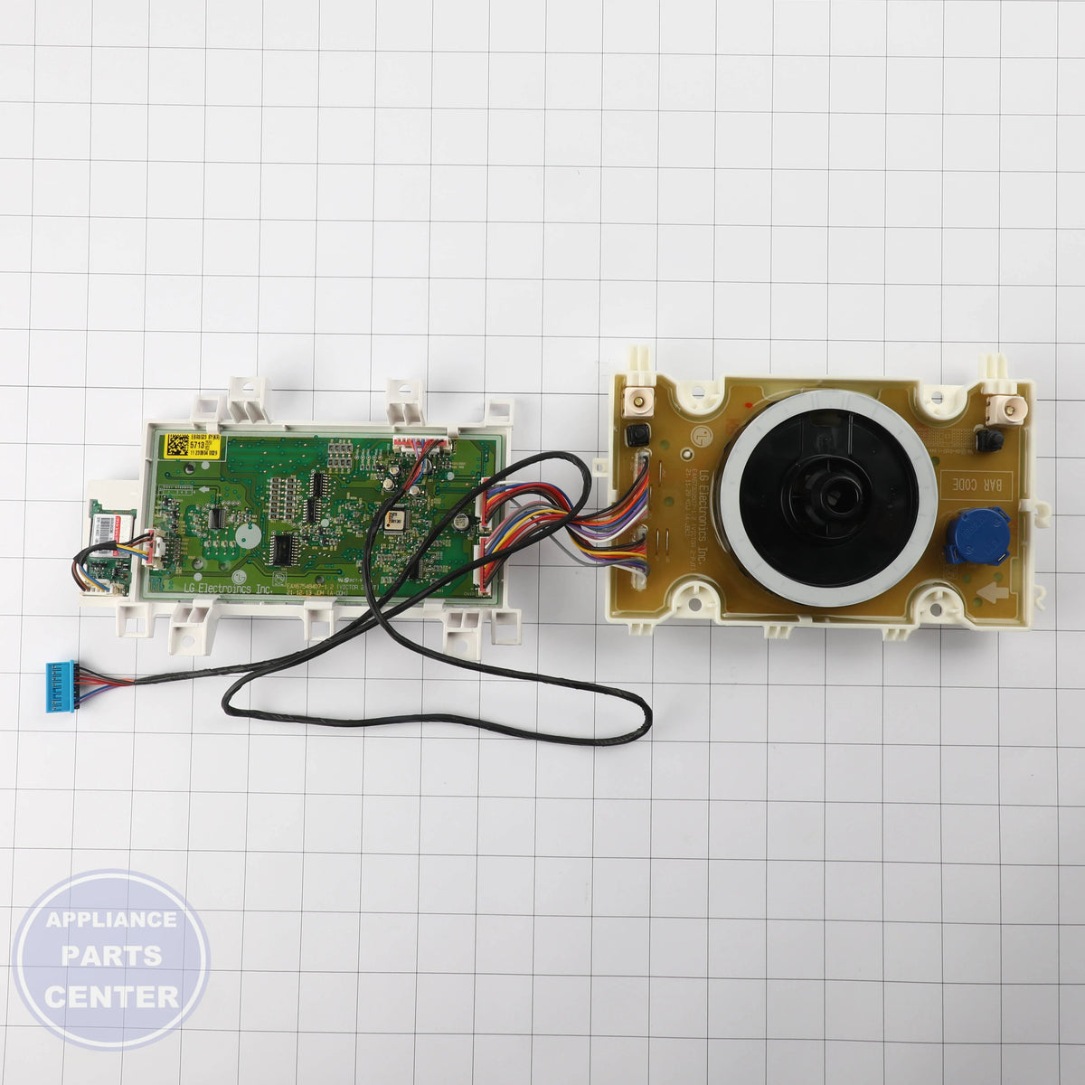 PCB ASSEMBLY,DISPLAY EBR85235713 - Side view with precise technical specifications
