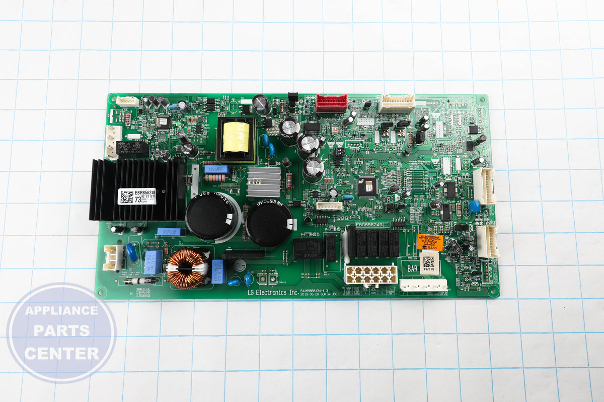 PCB ASSEMBLY,MAIN EBR85624973 - Detailed view of electrical components