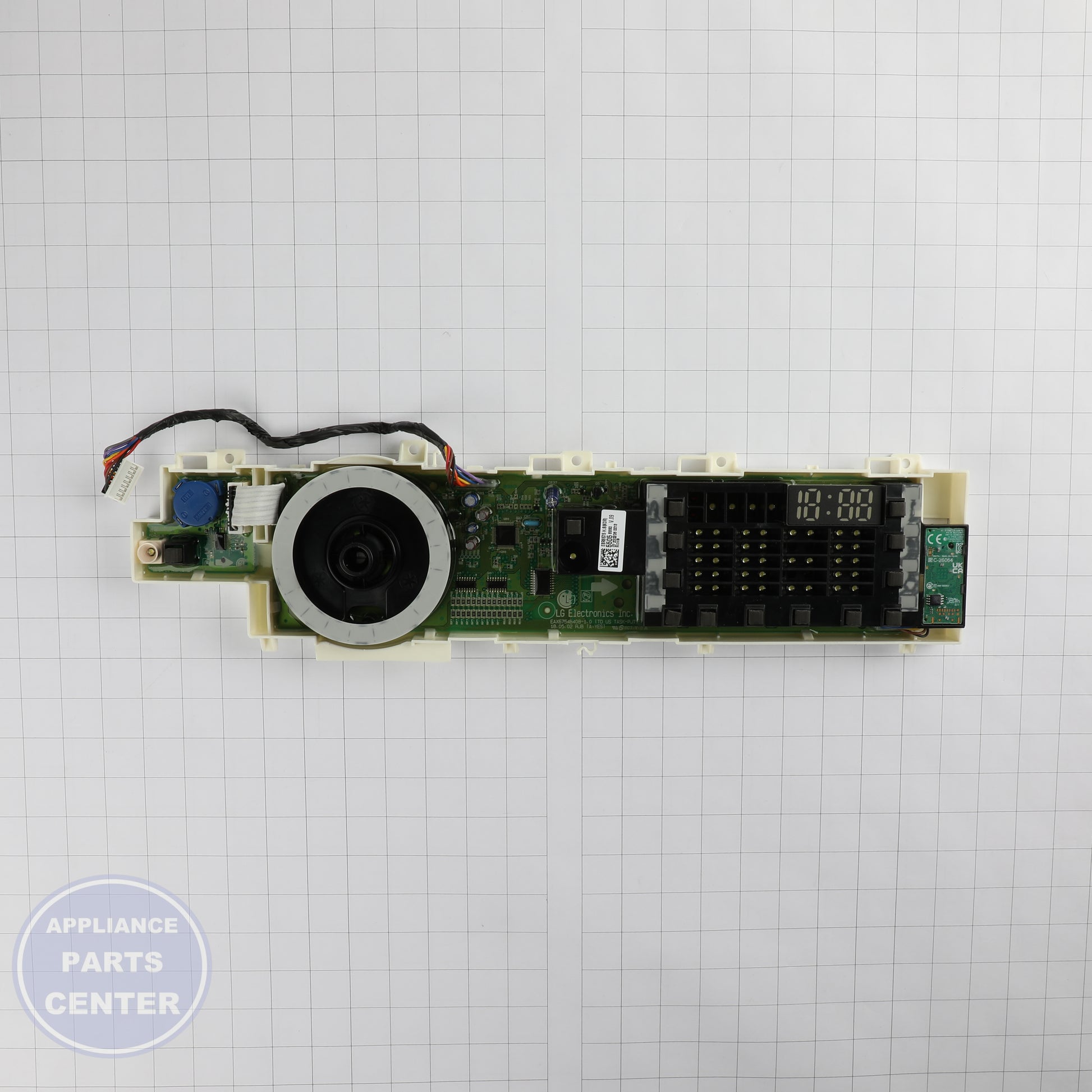 L-G PCB ASSEMBLY,DISPLAY EBR85755505 - Installation in L-G model showing key mounting points