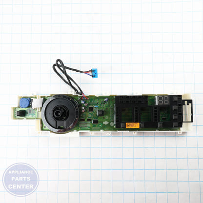 PCB ASSEMBLY,DISPLAY EBR86268006 - Side view with circuit board measurements