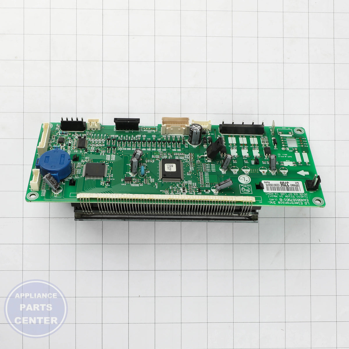 LG PCB ASSEMBLY,MAIN EBR86433706 - Installation in LG model showing mounting points