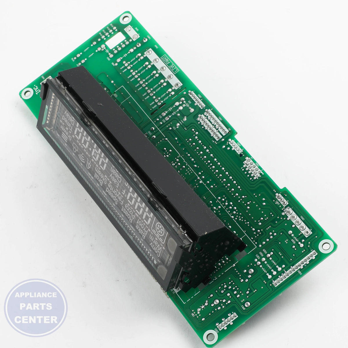 PCB ASSEMBLY,MAIN EBR86433708 - Side view with circuit board specs