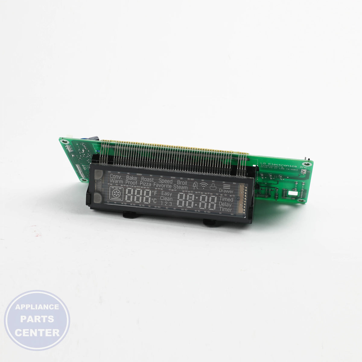 L-G PCB ASSEMBLY,MAIN EBR86433708 - Installation in L-G Range showing mounting points