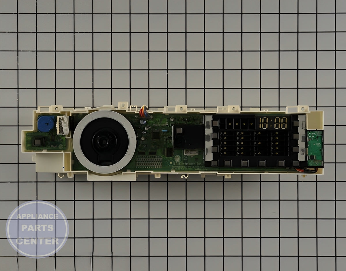LG COMPLEX CIRCUIT BOARD ASSEMBLY EBR86498812 - Main view showing smart function control for LGE washing machines