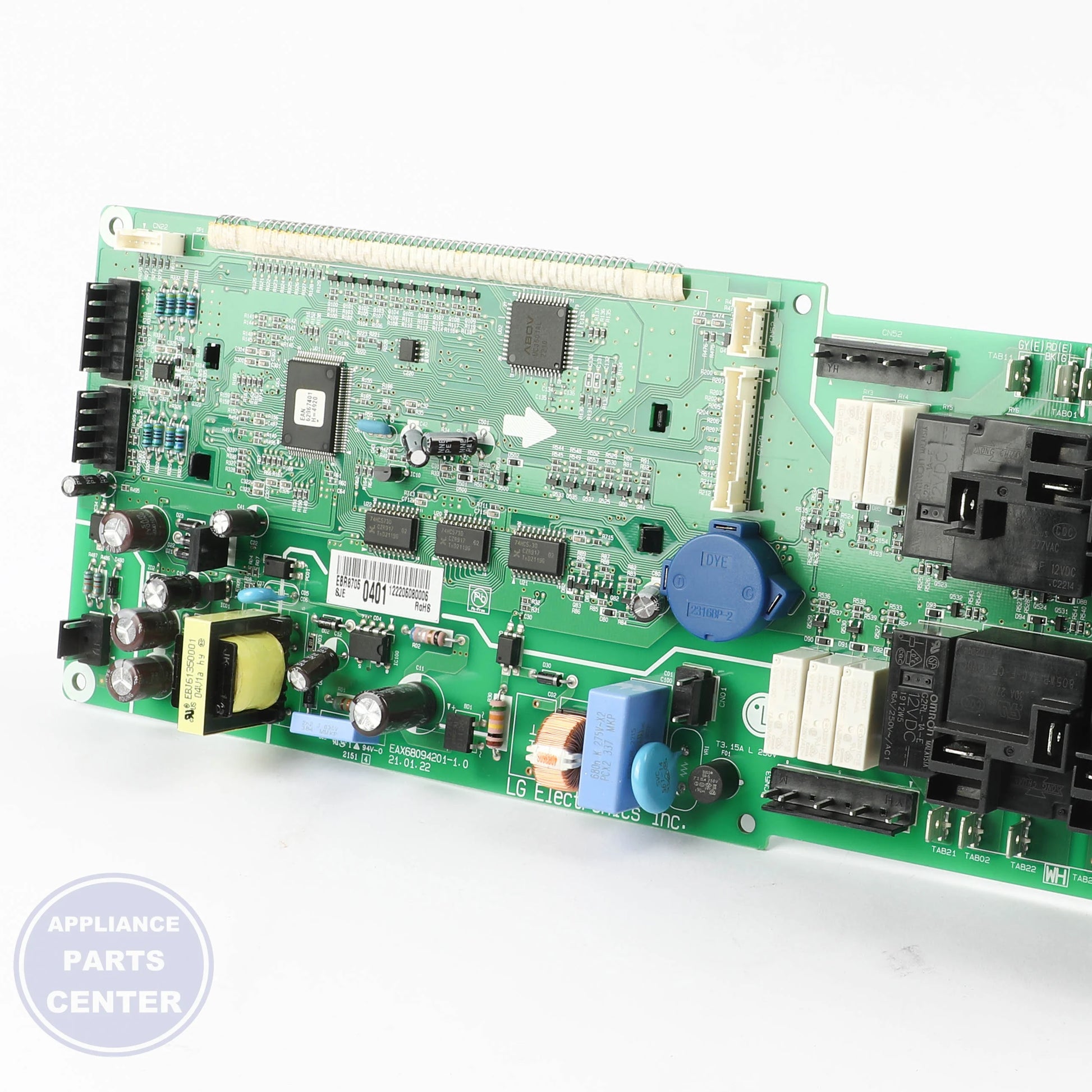 L-G PCB ASSEMBLY,MAIN EBR87050401 - Main view showing circuit board for specific L-G models