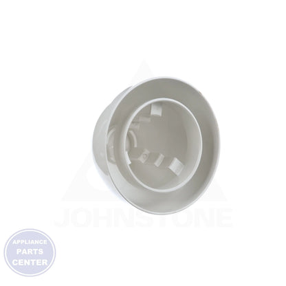 PVC Flue Cap ECAP321 - Side view with 1.5", 2", and 3" compatibility