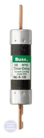 [Brand] Dual Element Cartridge Fuse 100 Amp ECNR10 - Main view showing dual element design for various models