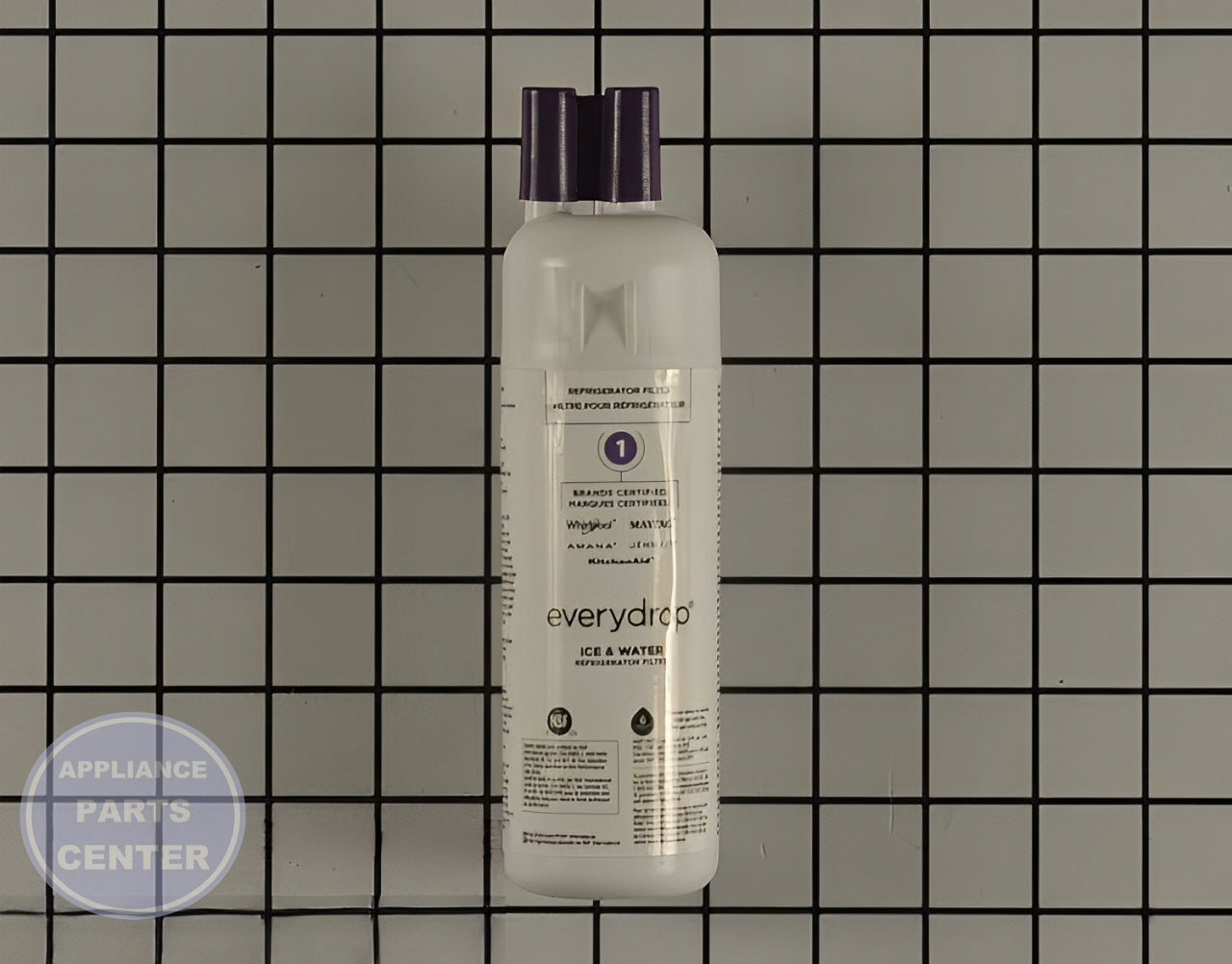 WHIRLPOOL EVERYDROP® FILTER 1 REFRIGERATOR WATER - Main view showing superior filtration for WPL Refrigerators