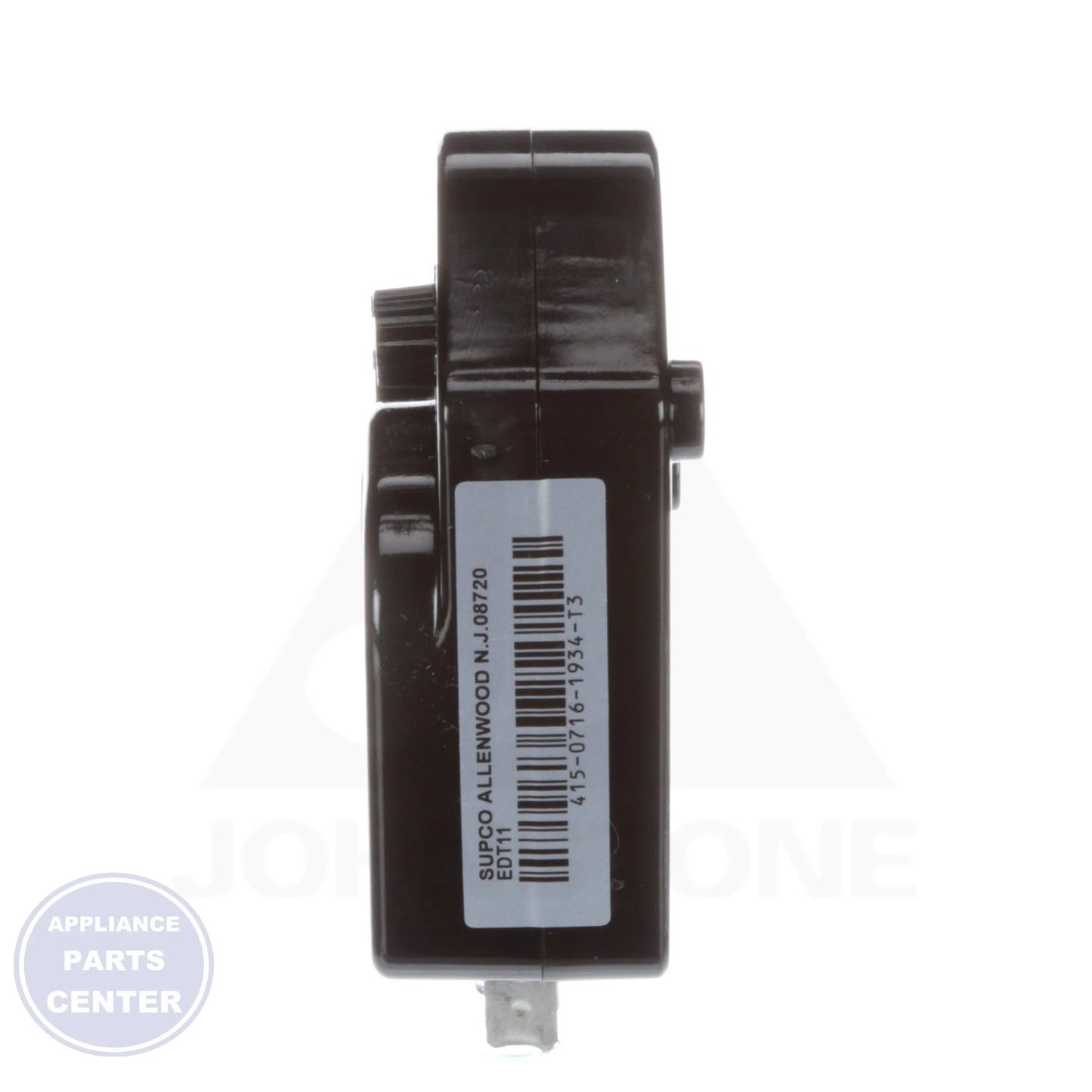 Electronic Adjustable Defrost Timer EDT11 - Detailed view of direct replacement compatibility for Whirlpool timers