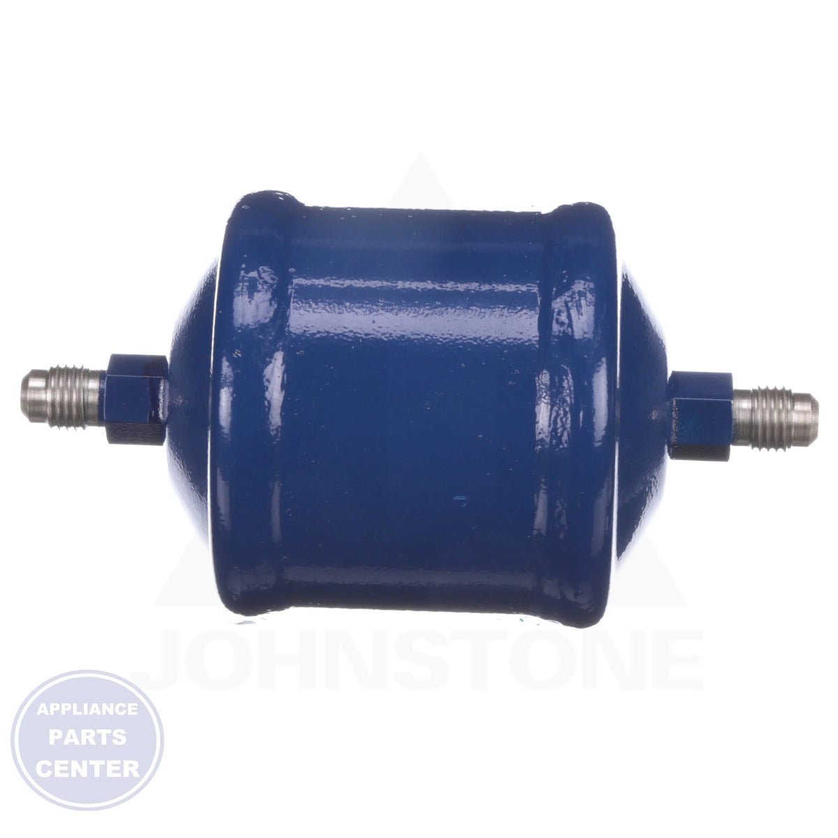 EK Series Liquid Line Filter-Drier EK-052 - Side view with 1/4" SAE connection specs