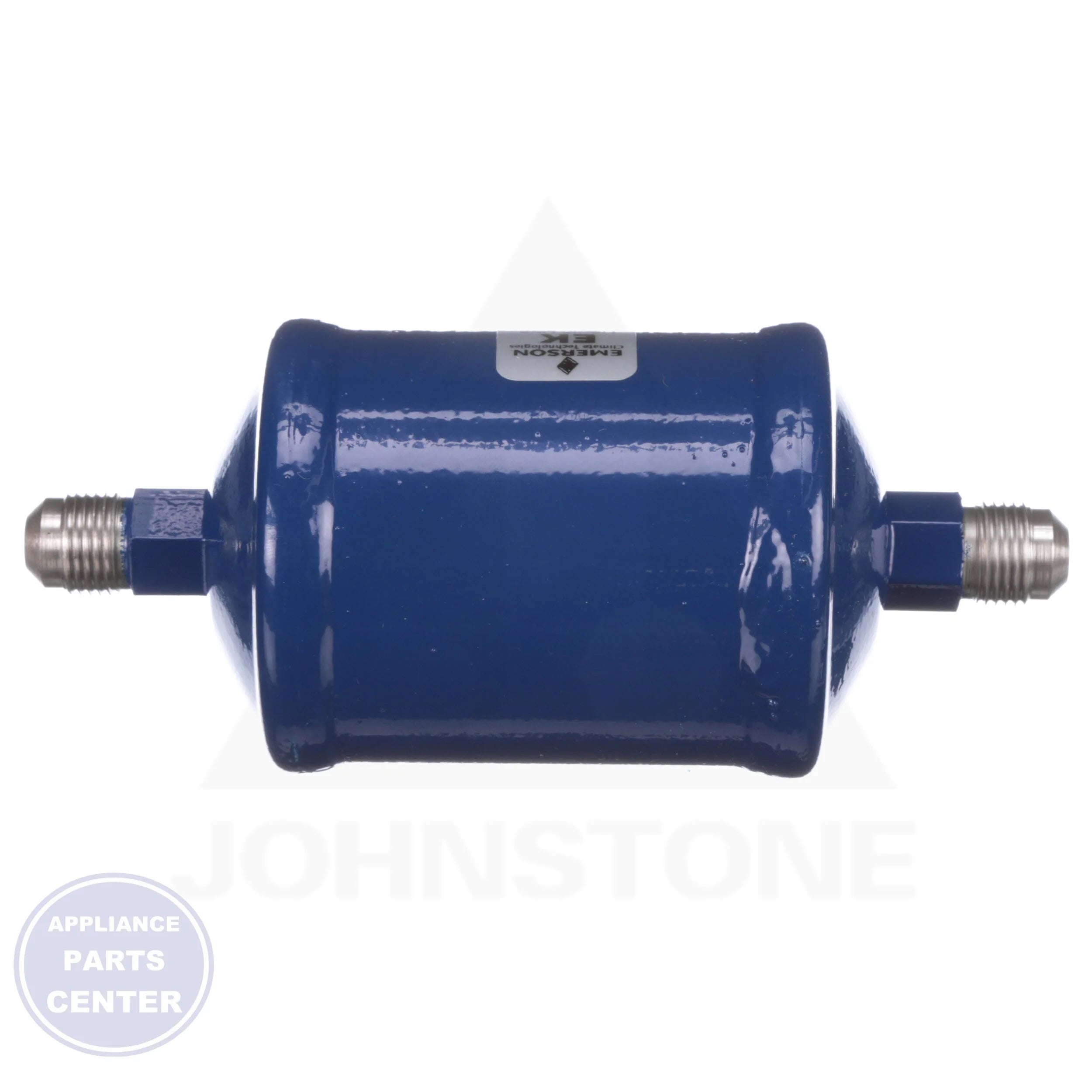 EK Series Liquid Line Filter-Drier EK-083 - Side view with 3/8" SAE Conn. Size and 8 Cubic Inches capacity