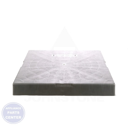 3" E Lite® Plastic Equipment Pad 24x24x3 - Side view with precise measurements