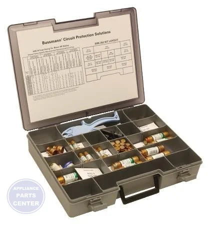 [Brand] HVAC Fuse Kit ERK-28J - Main view showing dual element time delay fuses for specific models