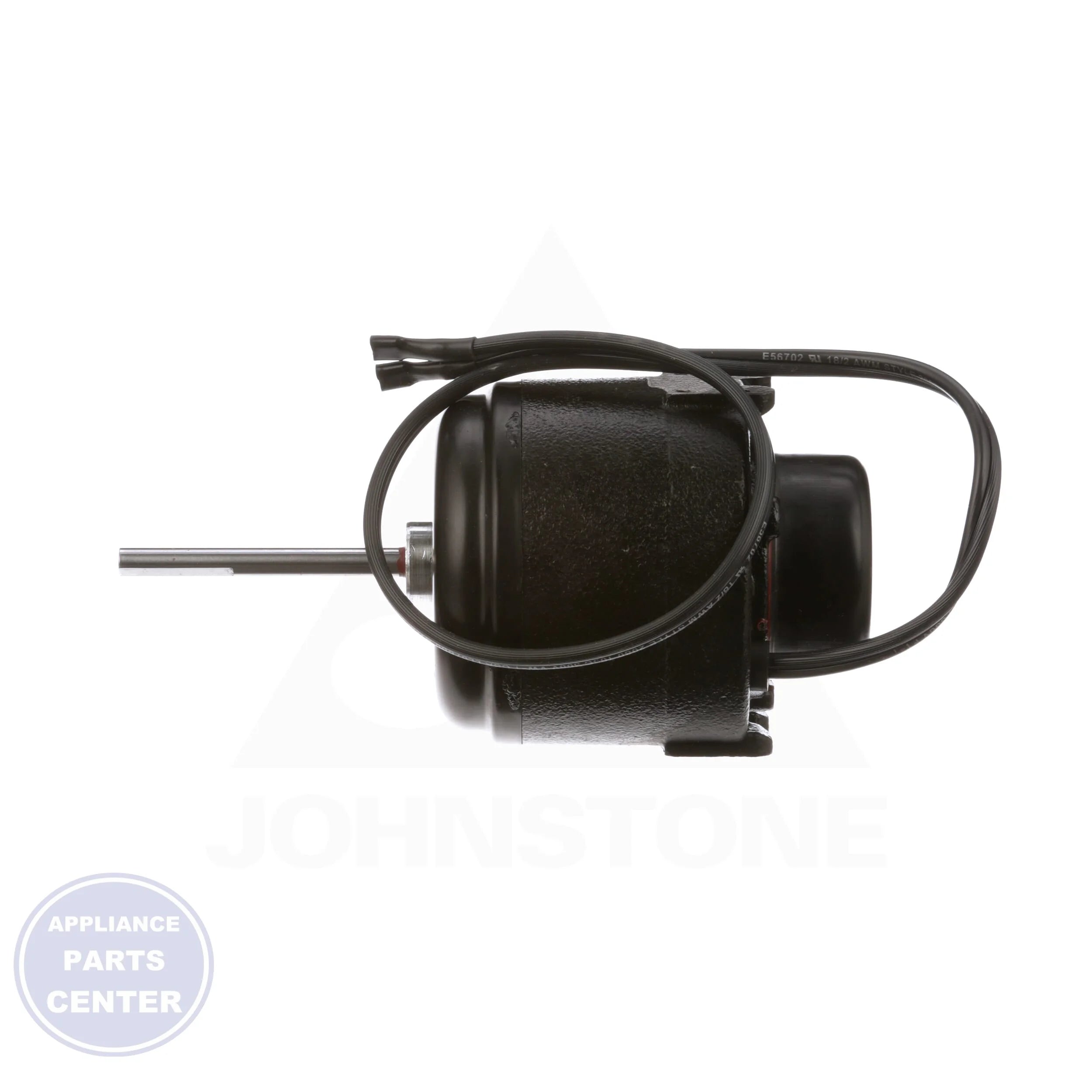 Unit Bearing Fan Motor 50 Watts - Side view with precise measurements