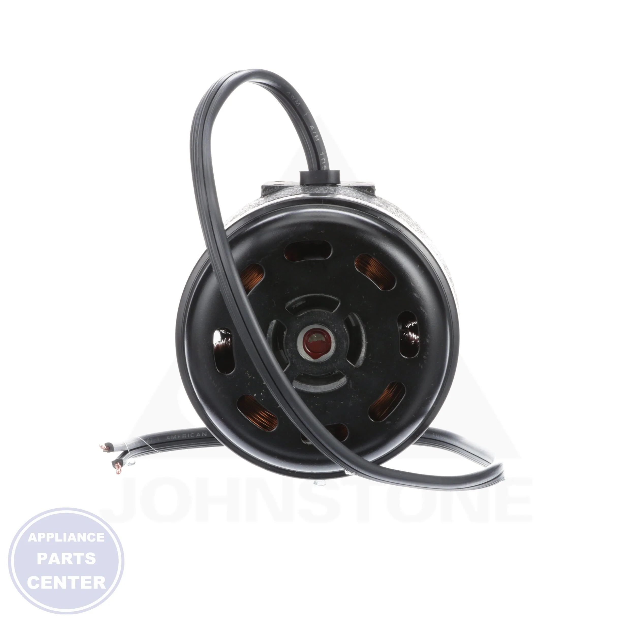 Replacement for Copeland Unit Bearing Condenser Fan Motor ESP-OL50EMJR21 - Side view with 3-25/32" diameter and 50 Watts power
