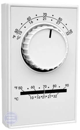 Line Voltage Cooling Thermostat ET9SRTHS - Main view showing temperature indicator for specific models