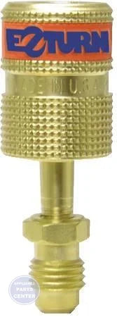 EZ Turn Anti-Blowback Adaptor EZAB - Main view showing deep square knurling for refrigerant units