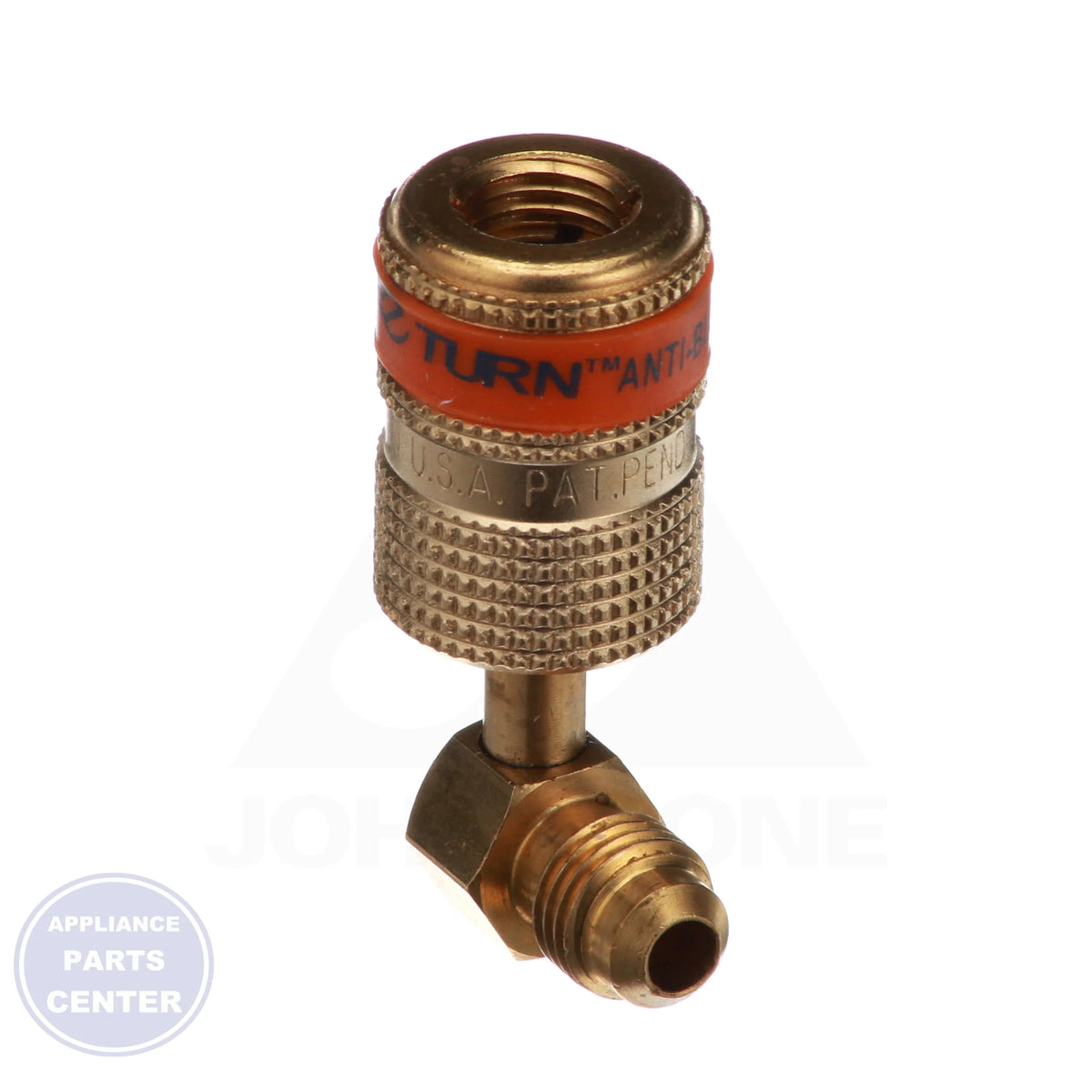 EZ Turn Anti-Blowback Adaptor EZAB90 - Detailed view of 90° angle design