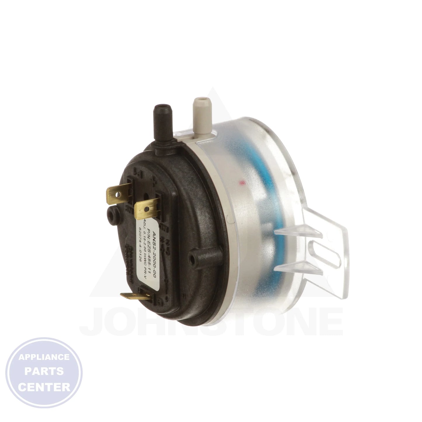Universal Air Pressure Switch EZS-495-11 - Detailed view of temperature range: -40°F to +190°F