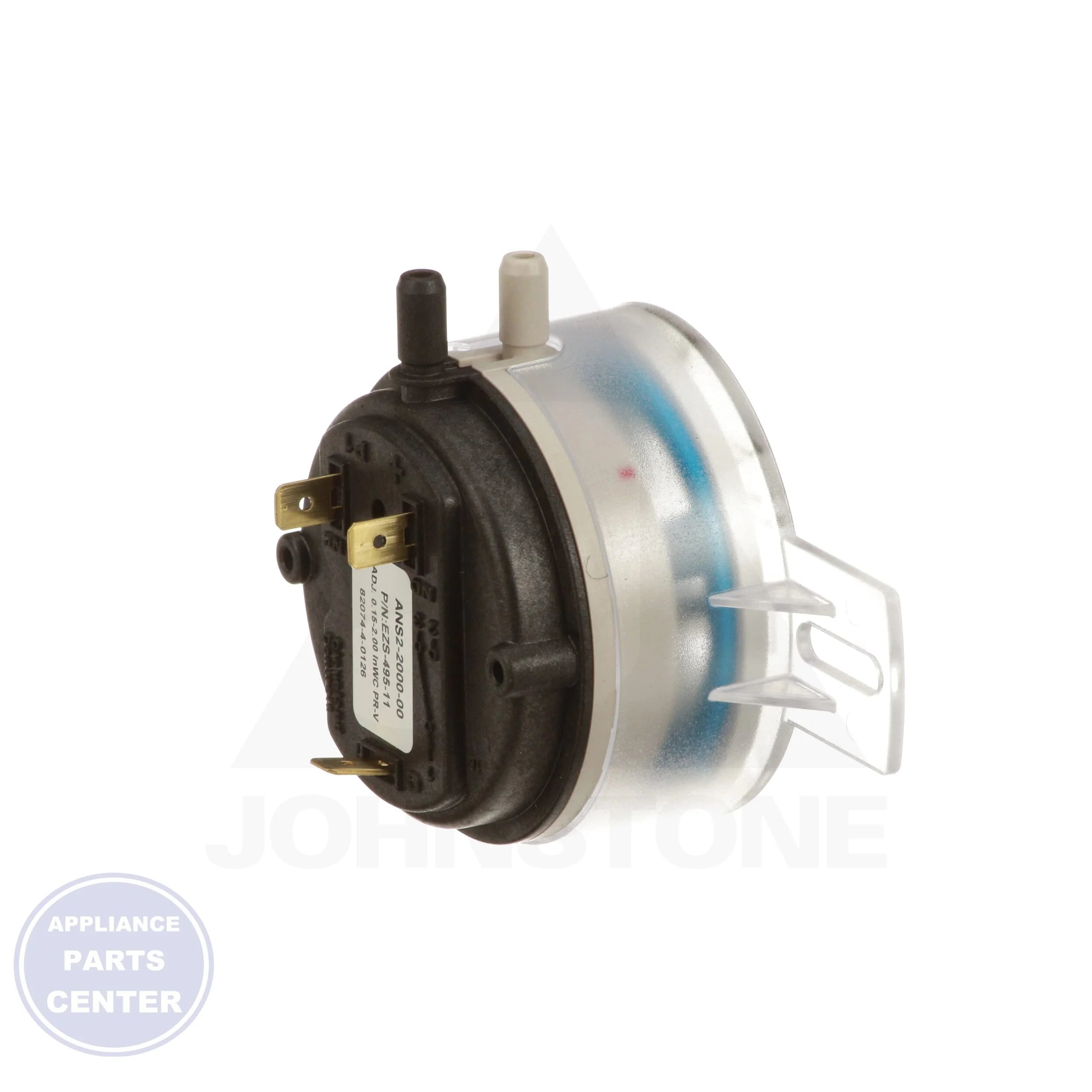 Universal Air Pressure Switch EZS-495-11 - Detailed view of temperature range: -40°F to +190°F