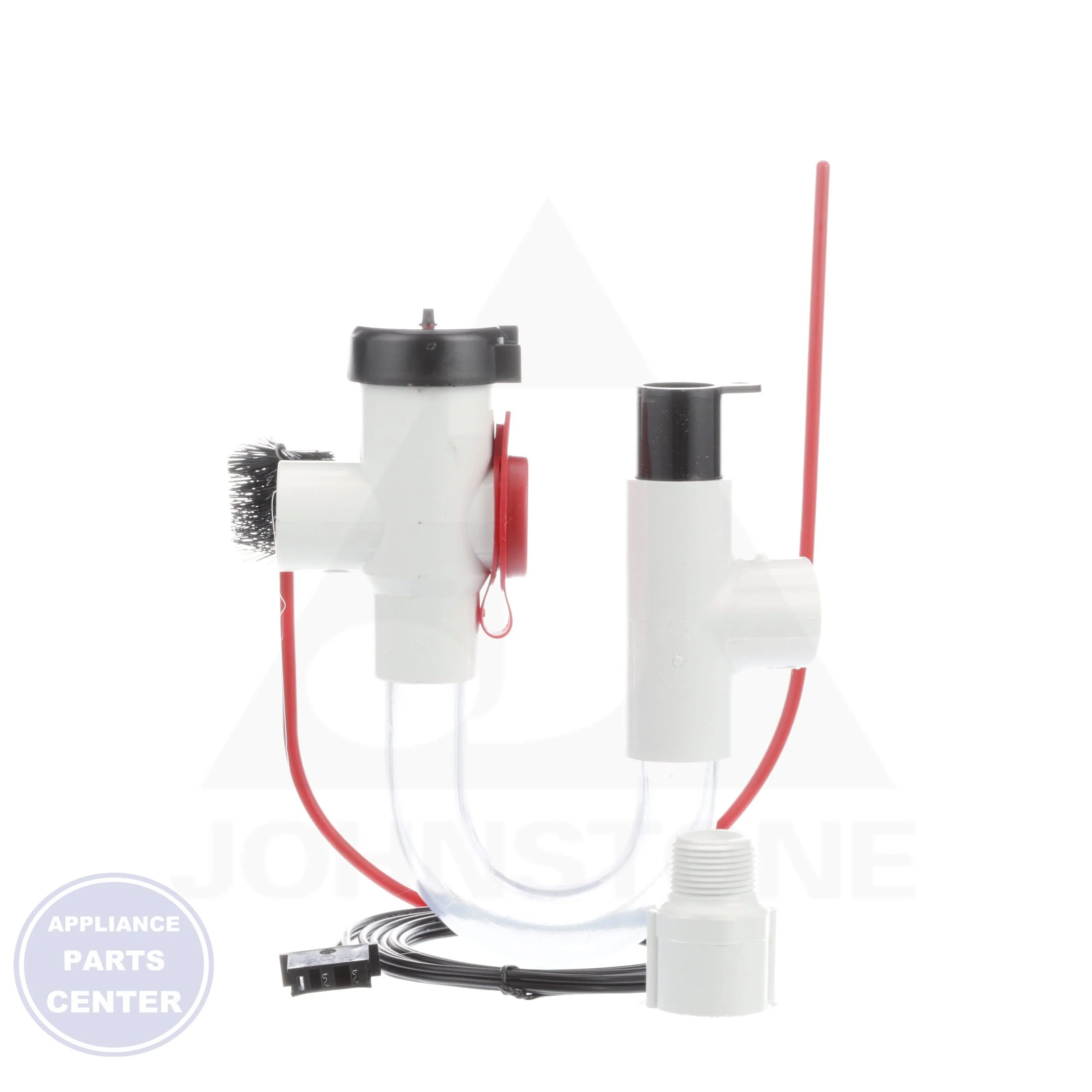 EZ Trap Condensate Trap EZT-210 - Side view with 48" cable schedule 40 PVC fittings