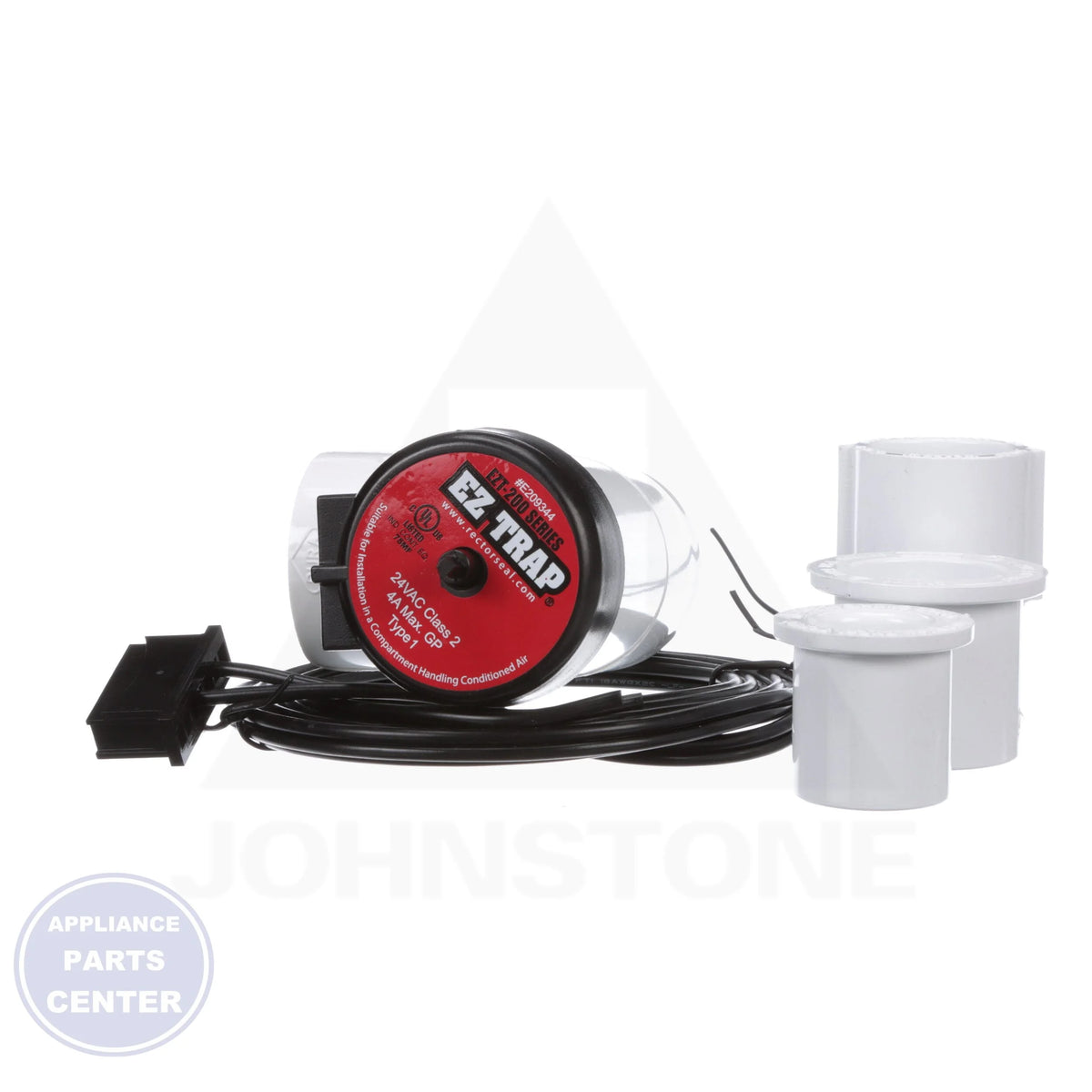 EZ Trap Overflow Cut-Off Switch EZT-225 - Detailed view of 24V, 5A power rating