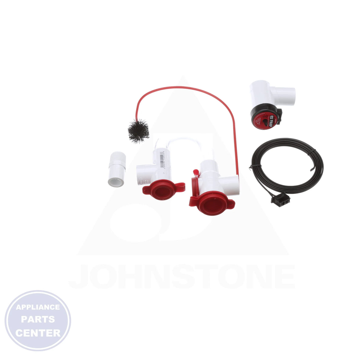 Condensate Trap and Overflow Switch Pack EZT-626 - Side view with space-saving dimensions